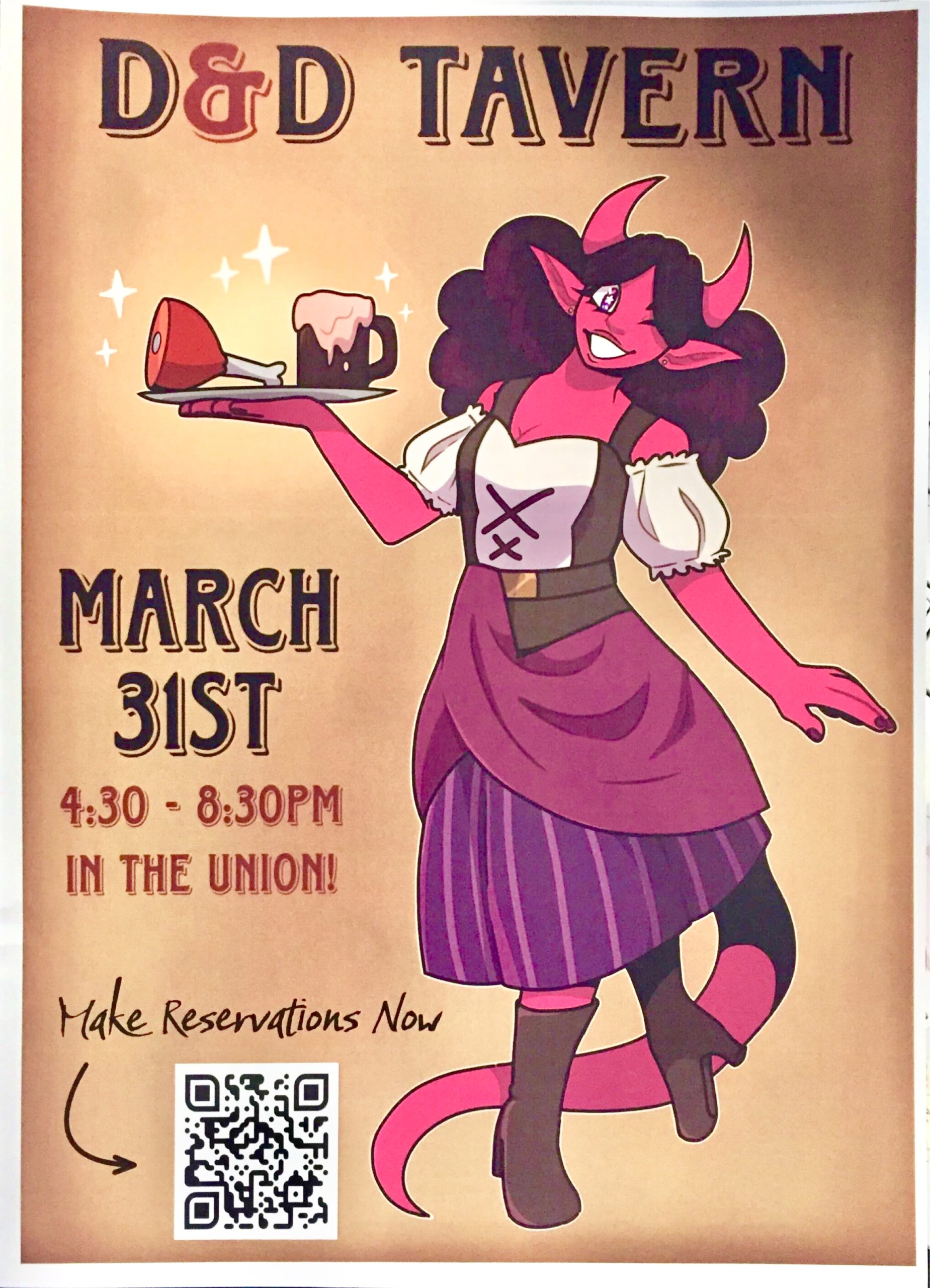 D&D Tavern Event, March 31