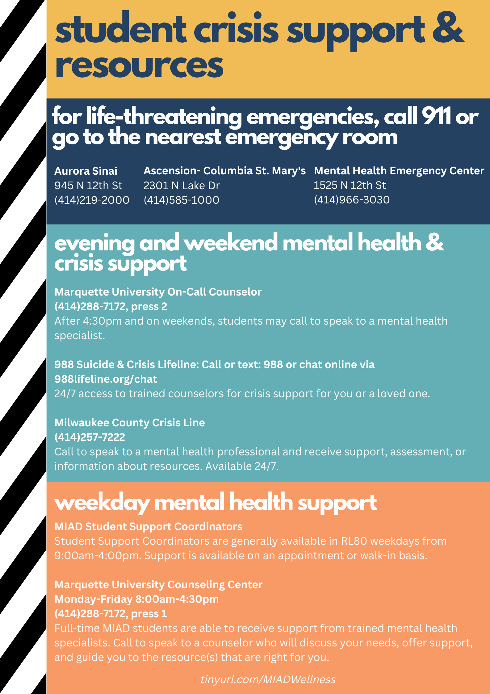 Crisis Support & Mental Health Resources for Students