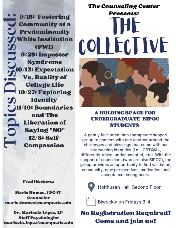 Marquette Counseling Center Presents: The Collective