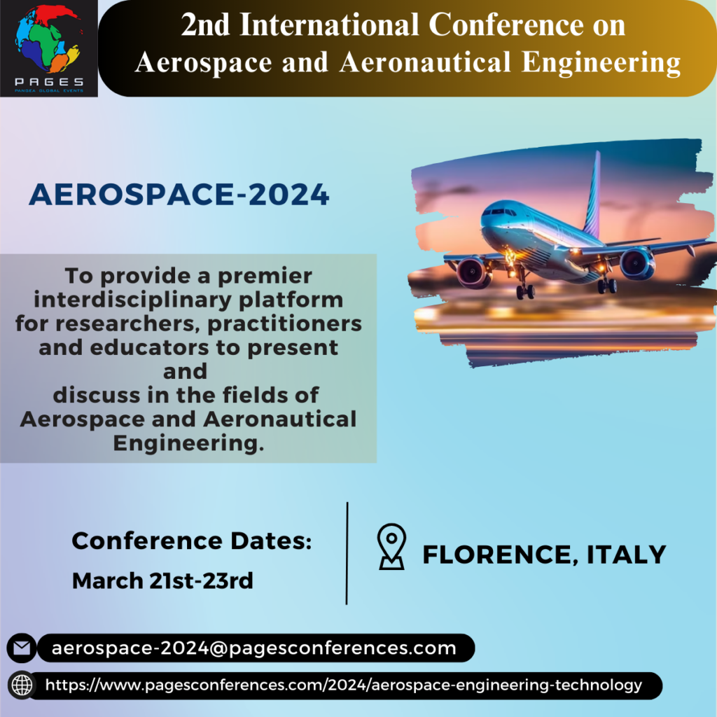2nd International Conference on Aerospace and Aeronautical Engineering