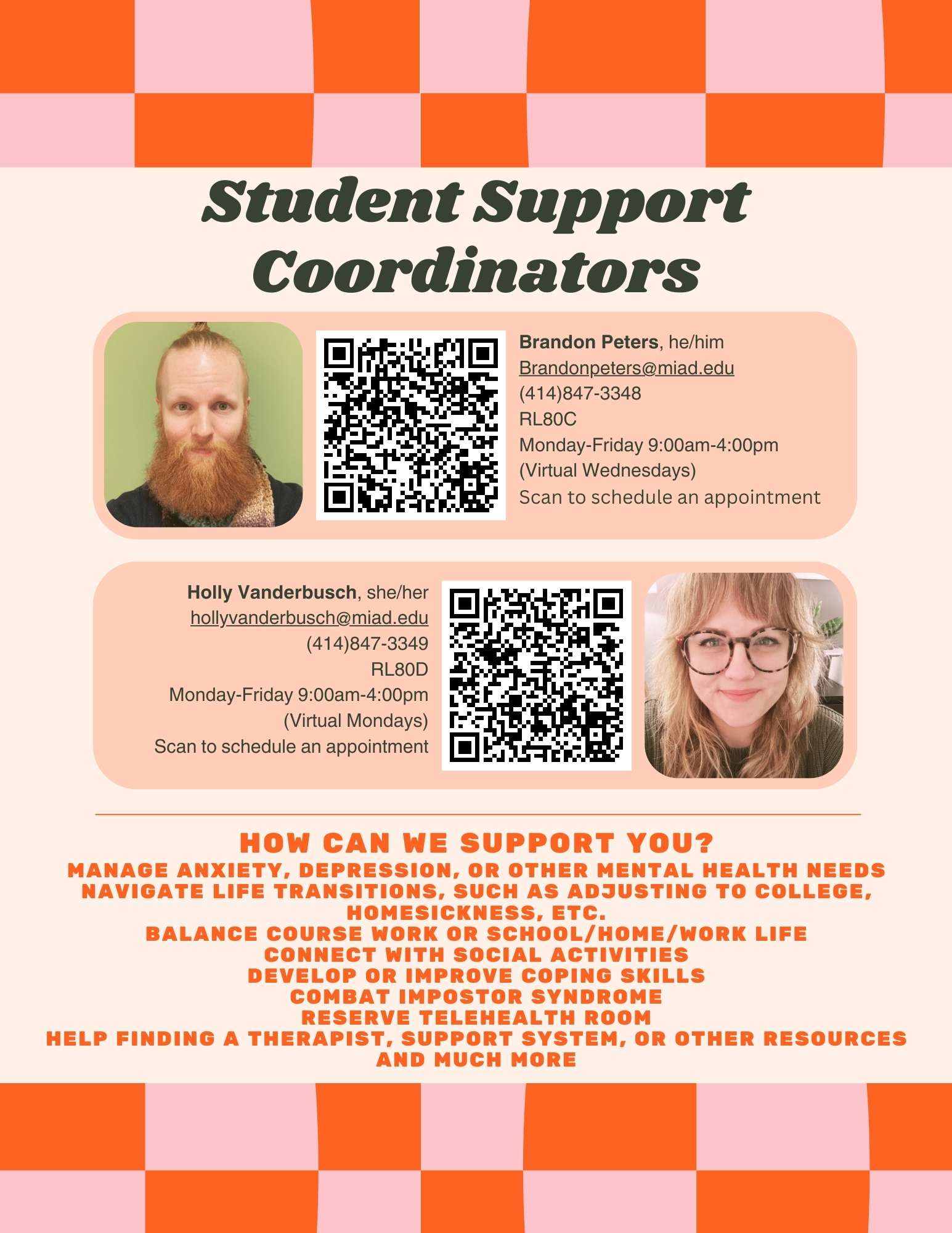 On-Campus Mental Health + Wellness Support