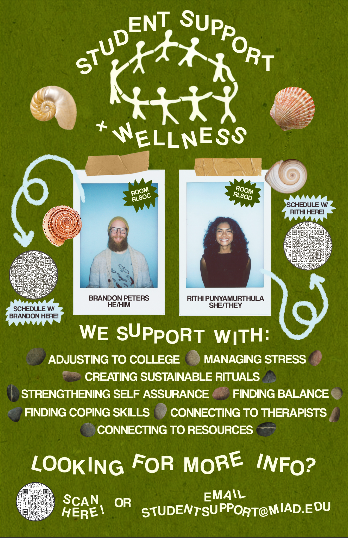 On Campus Mental Health + Wellness Support: Brandon + Rithi