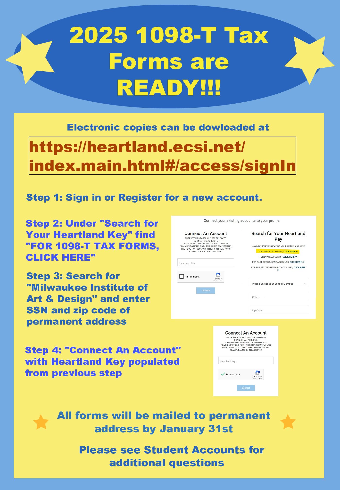 2025 1098-T Tax Forms are Ready!