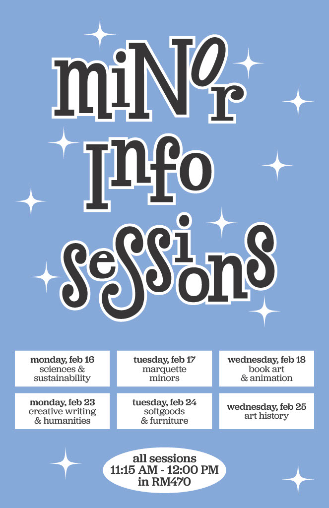 Minors & Electives Informational Sessions! Feb. 23