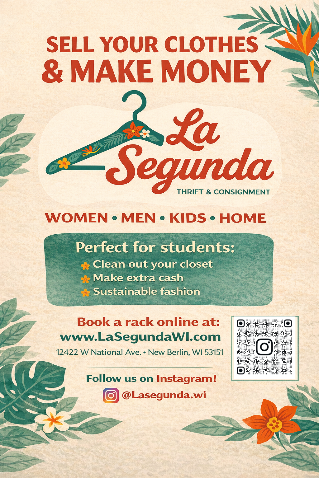 Sell your clothes and make money!