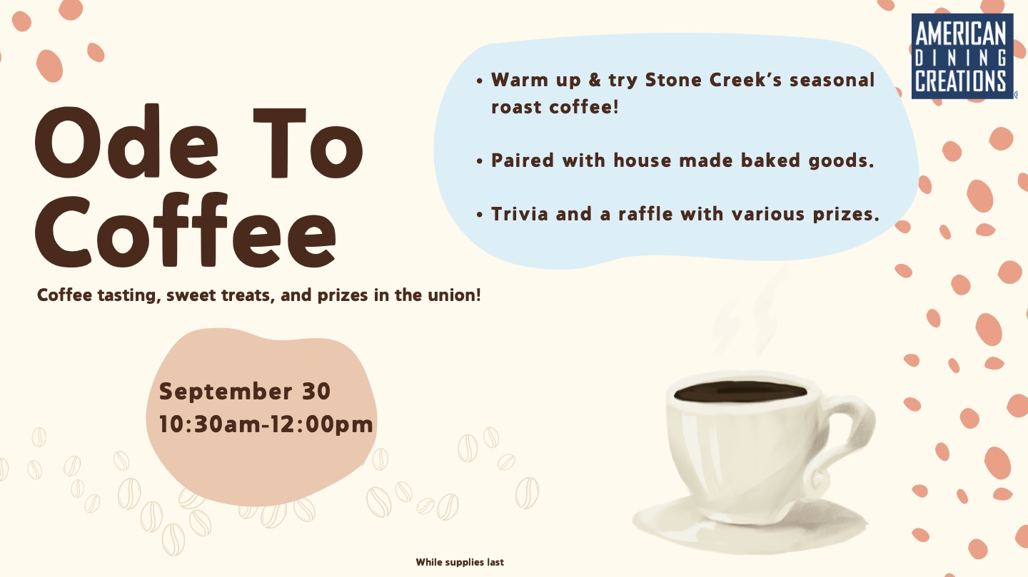 Ode to Coffee, Sep. 30
